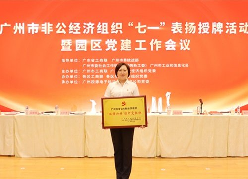 标杆引领，，，声誉升级！！！集团党支部荣膺广州市非公有制经济组织“双强六好”标