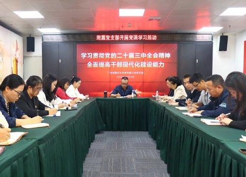 集团党支部开展党课学习活动