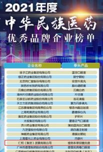 仁和一连6年入选中华民族医药优异品牌企业榜单